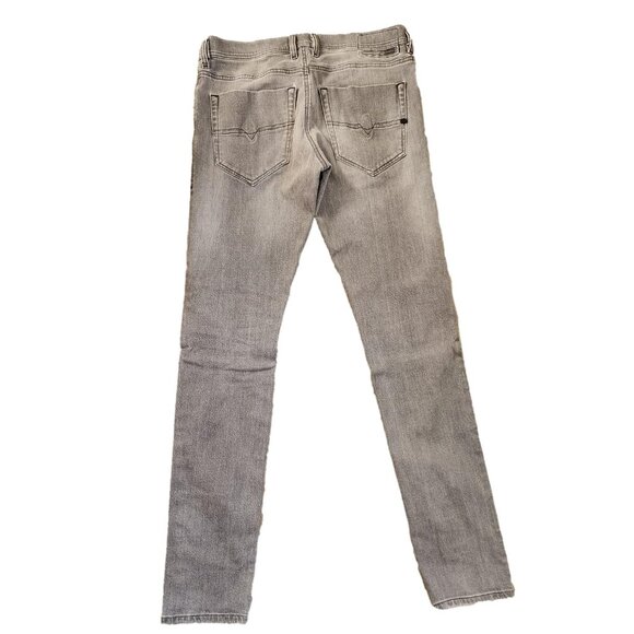 Genuine Pre-washed Grey Denim Diesel Jeans - Grey. Made in Italy. Pre - owned. - Picture 5 of 10